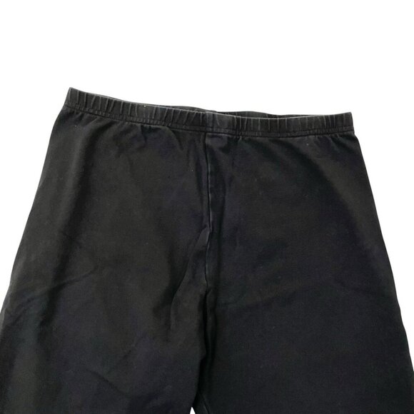 Cut Loose Cropped Pull-On Stretch Leggings Pants Classic Black size Medium - Picture 2 of 4